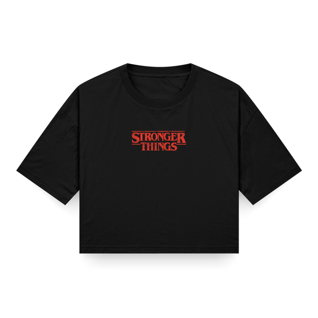 CROPTOP STRONGER THINGS OXO DESIGN