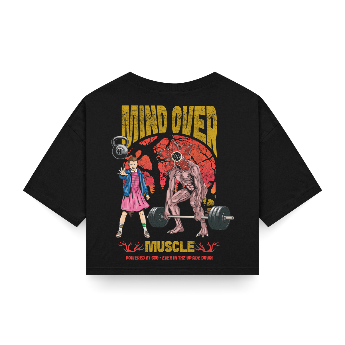 CROPTOP STRONGER THINGS OXO DESIGN