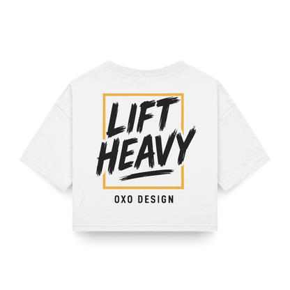 CROPTOP LIFT HEAVY - BLANCO
