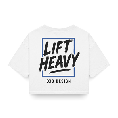CROPTOP LIFT HEAVY - BLANCO