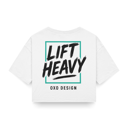 CROPTOP LIFT HEAVY - BLANCO