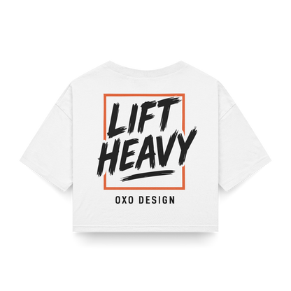 CROPTOP LIFT HEAVY - BLANCO