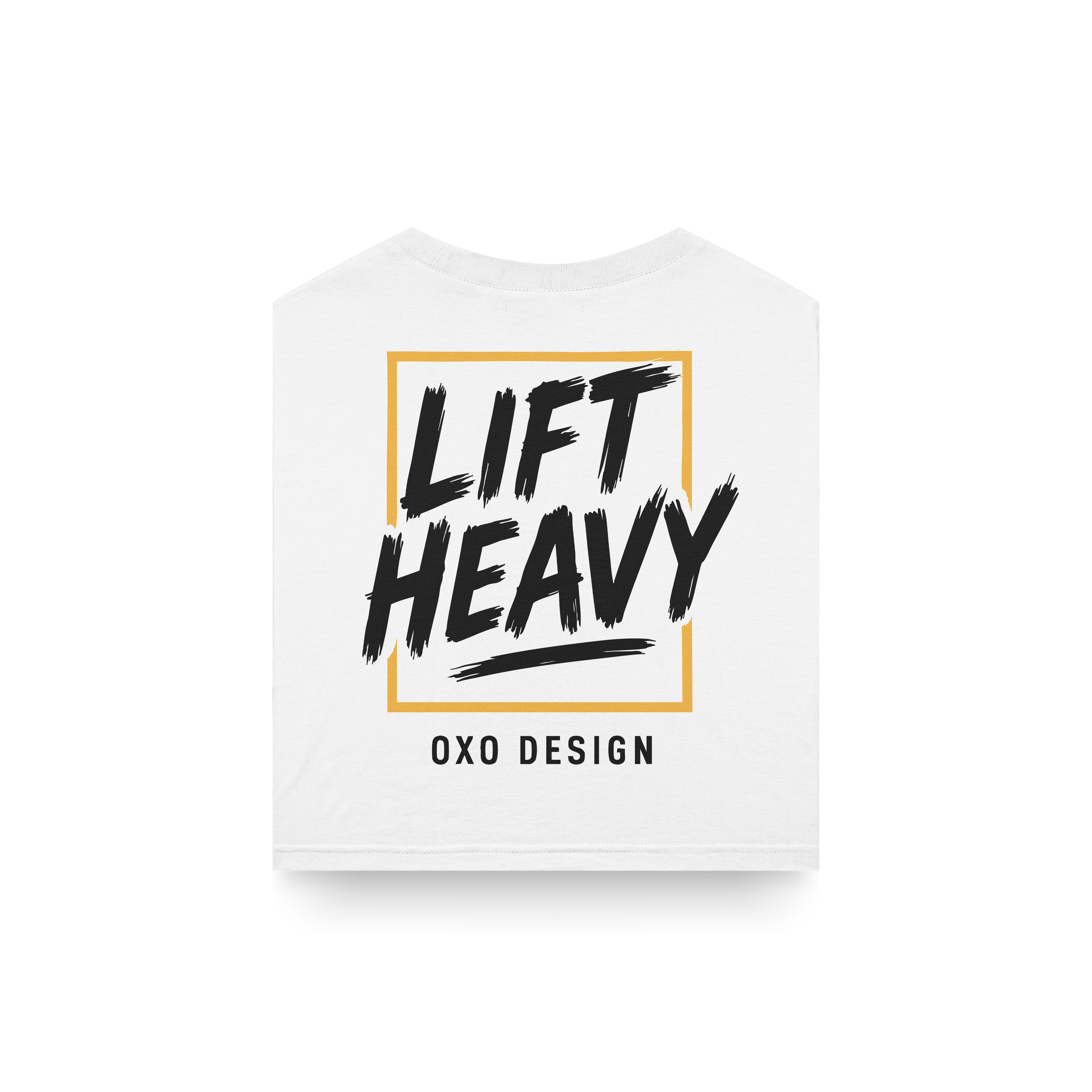 CROPTOPLIFT HEAVY - BLANCO SIN MANGAS