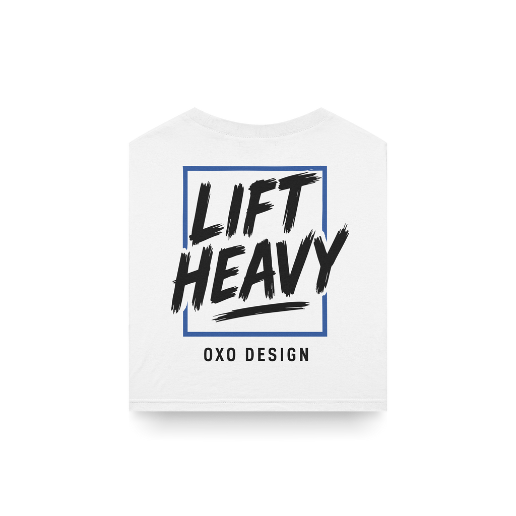 CROPTOPLIFT HEAVY - BLANCO SIN MANGAS