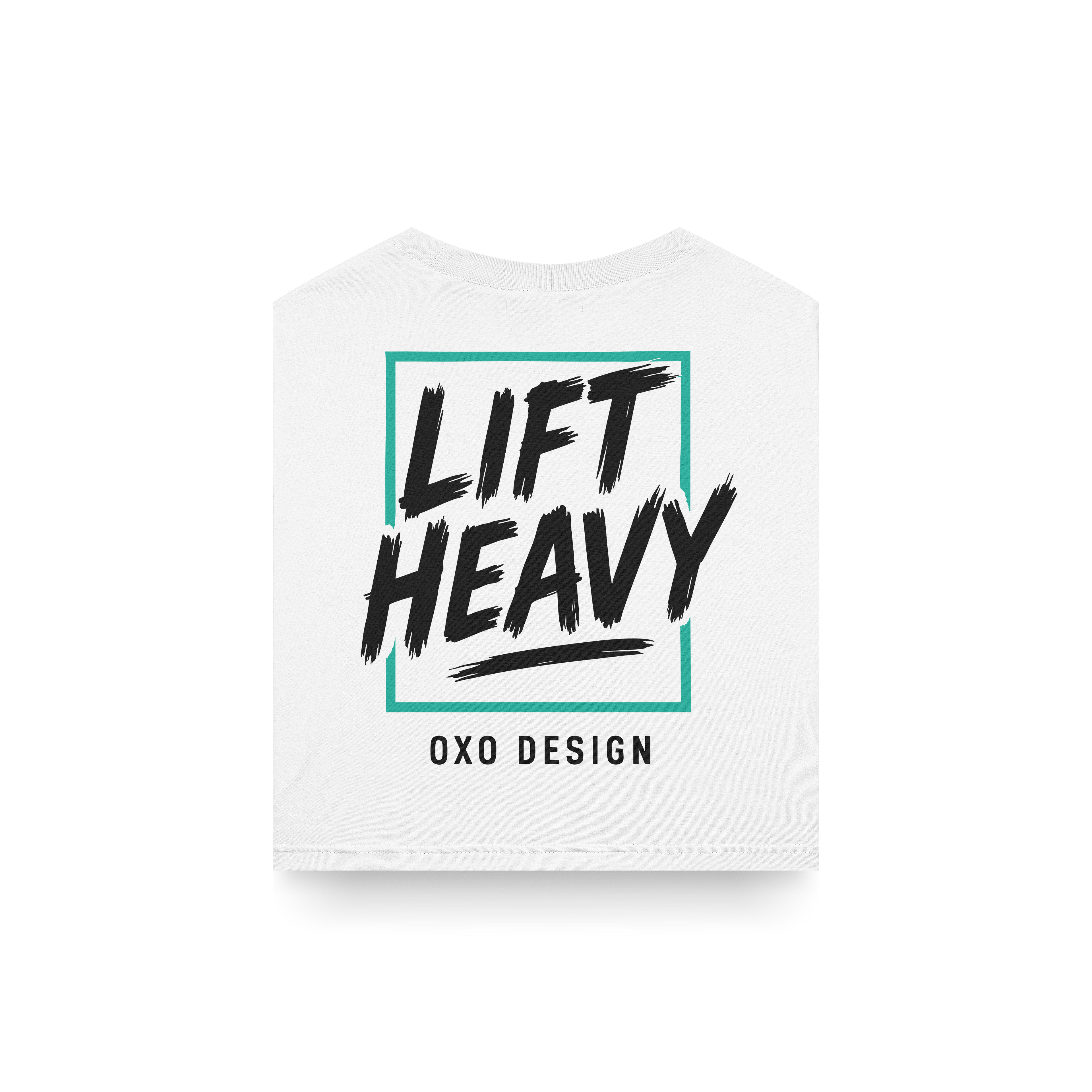 CROPTOPLIFT HEAVY - BLANCO SIN MANGAS