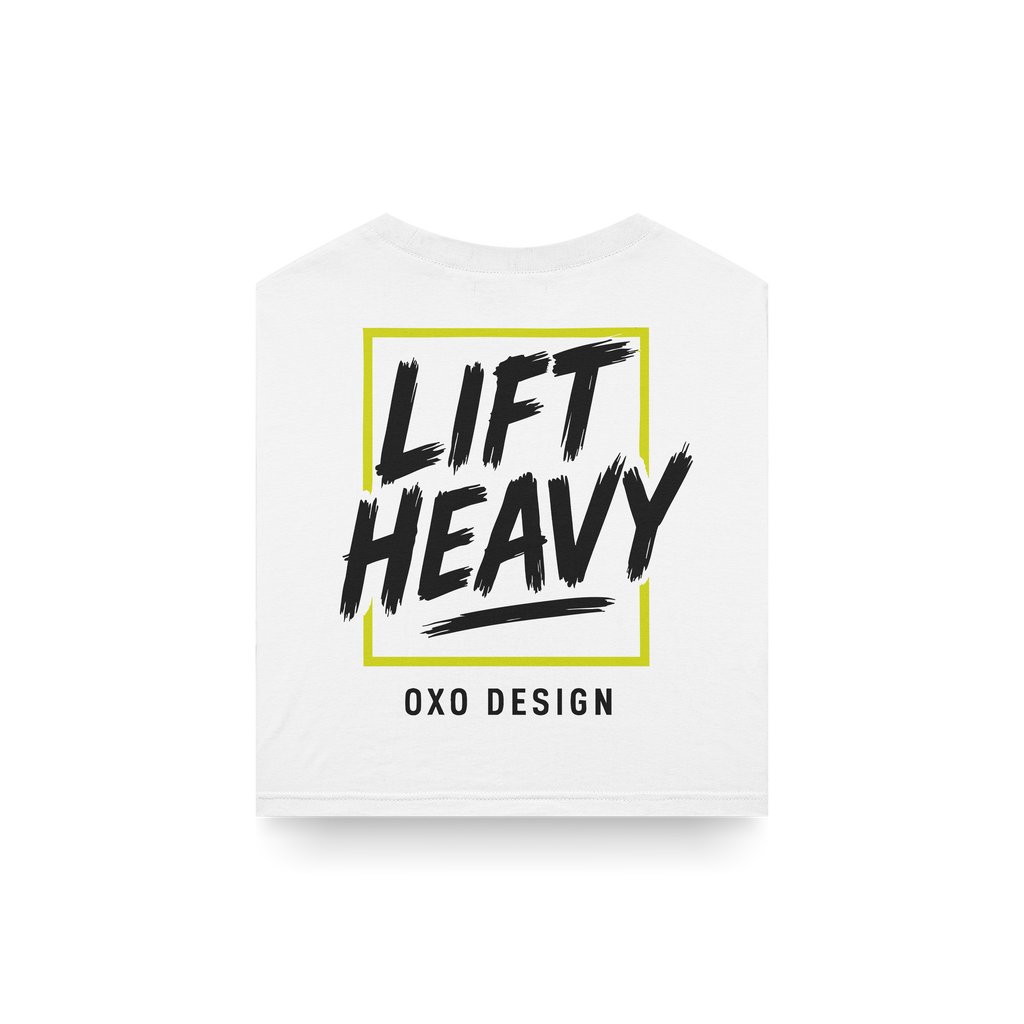 CROPTOPLIFT HEAVY - BLANCO SIN MANGAS