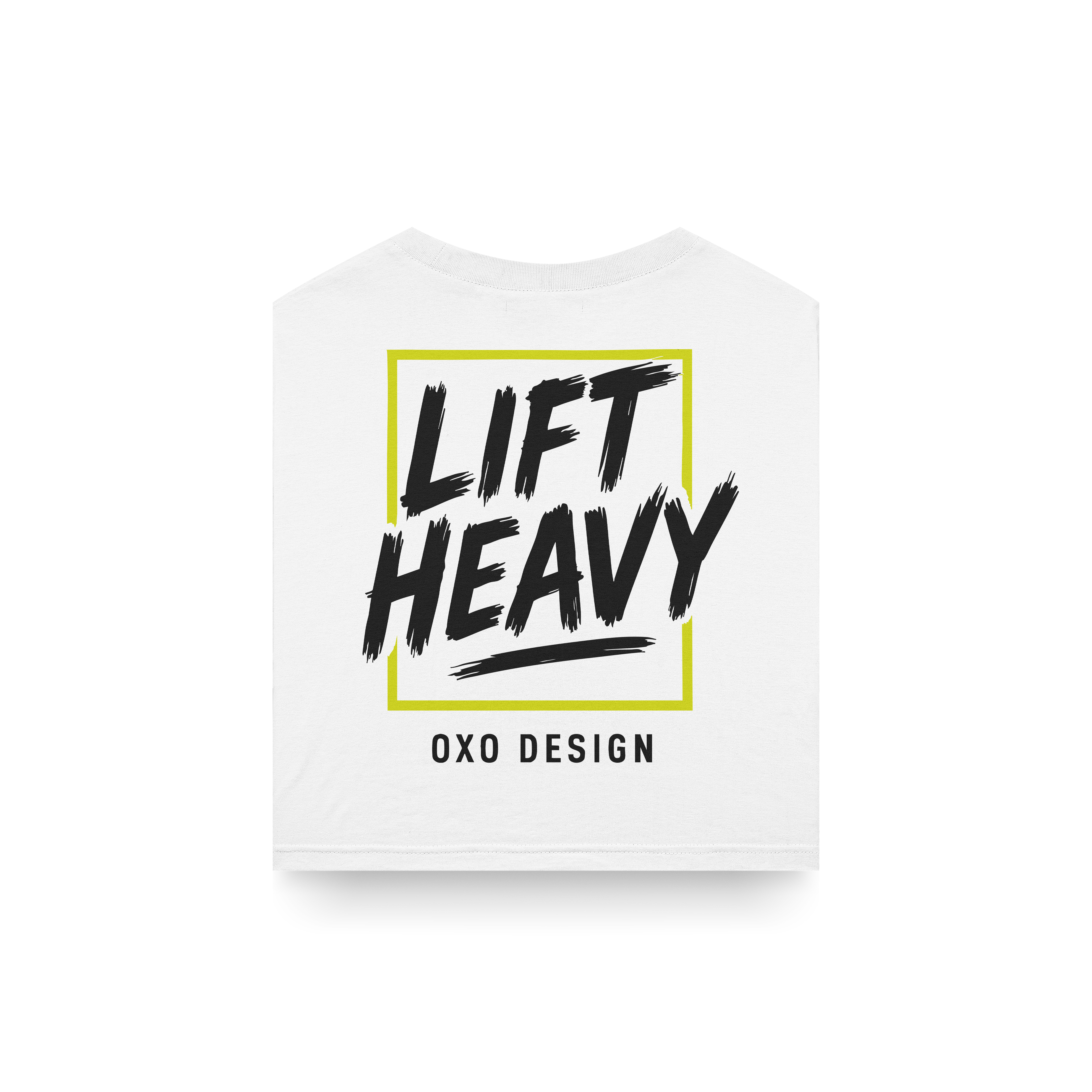 CROPTOPLIFT HEAVY - BLANCO SIN MANGAS