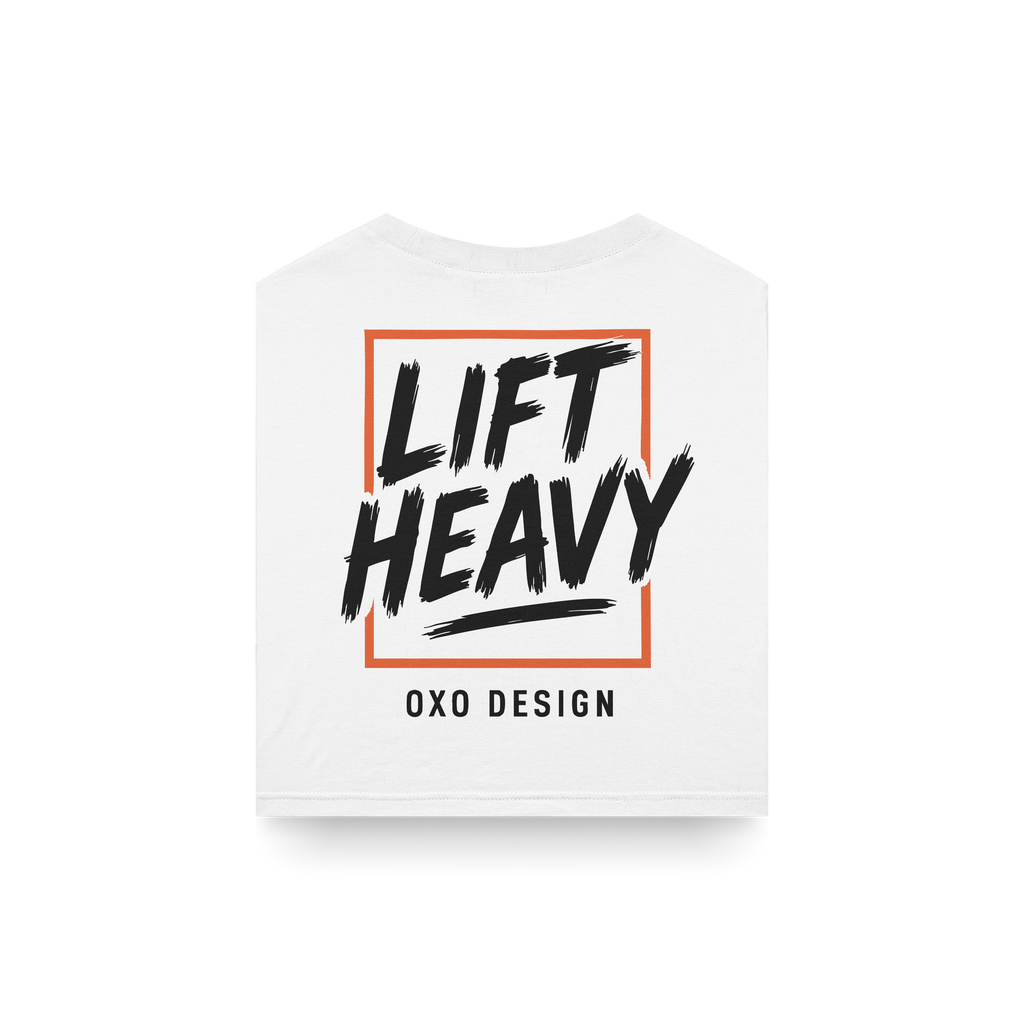 CROPTOPLIFT HEAVY - BLANCO SIN MANGAS