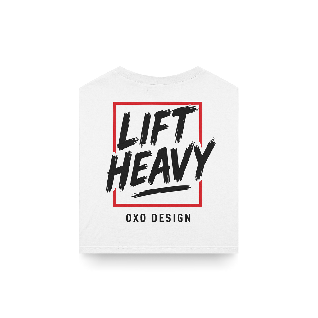 CROPTOPLIFT HEAVY - BLANCO SIN MANGAS