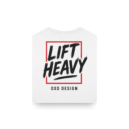 CROPTOPLIFT HEAVY - BLANCO SIN MANGAS
