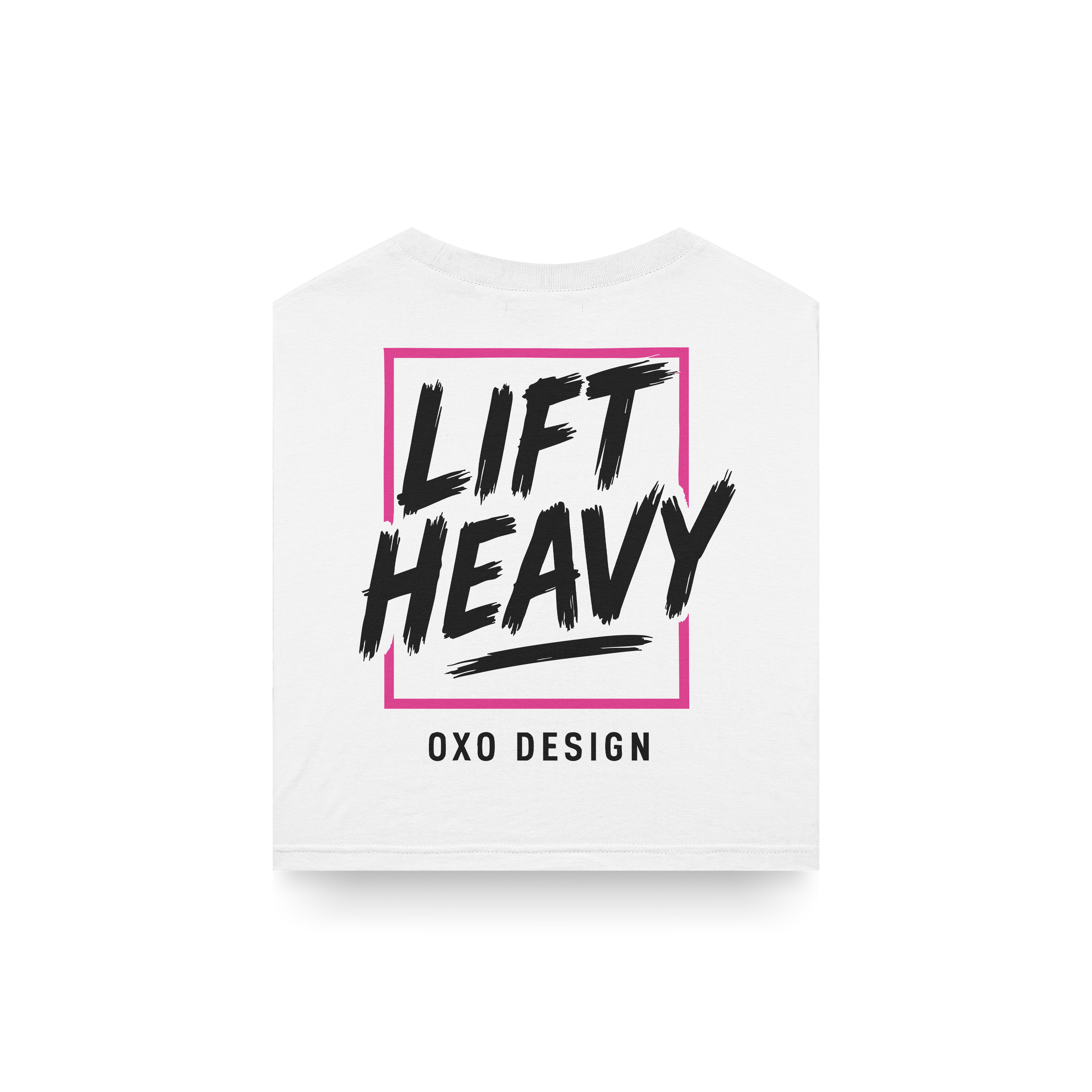 CROPTOPLIFT HEAVY - BLANCO SIN MANGAS