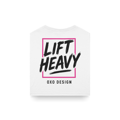 CROPTOPLIFT HEAVY - BLANCO SIN MANGAS