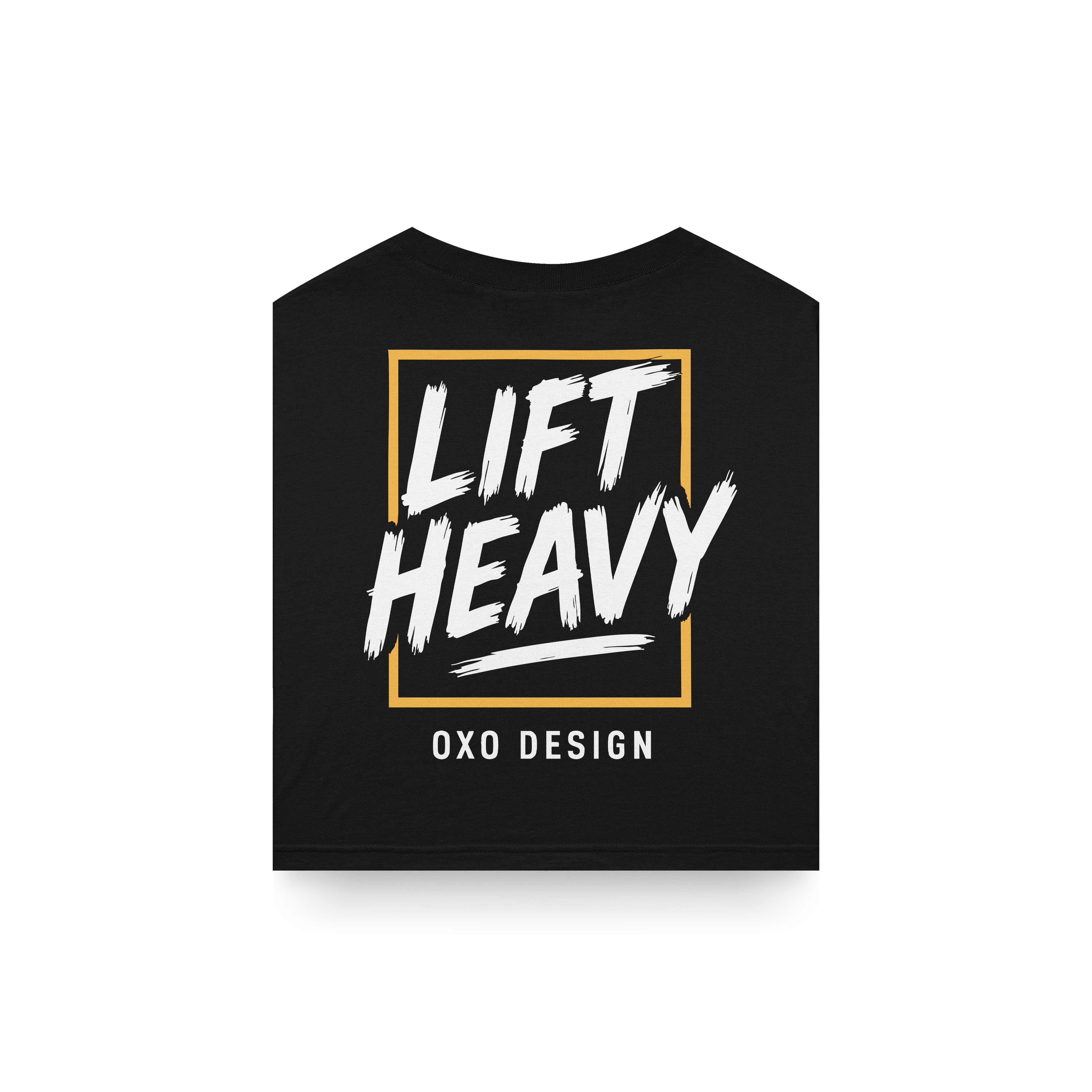 CROPTOPLIFT HEAVY - NEGRO SIN MANGAS