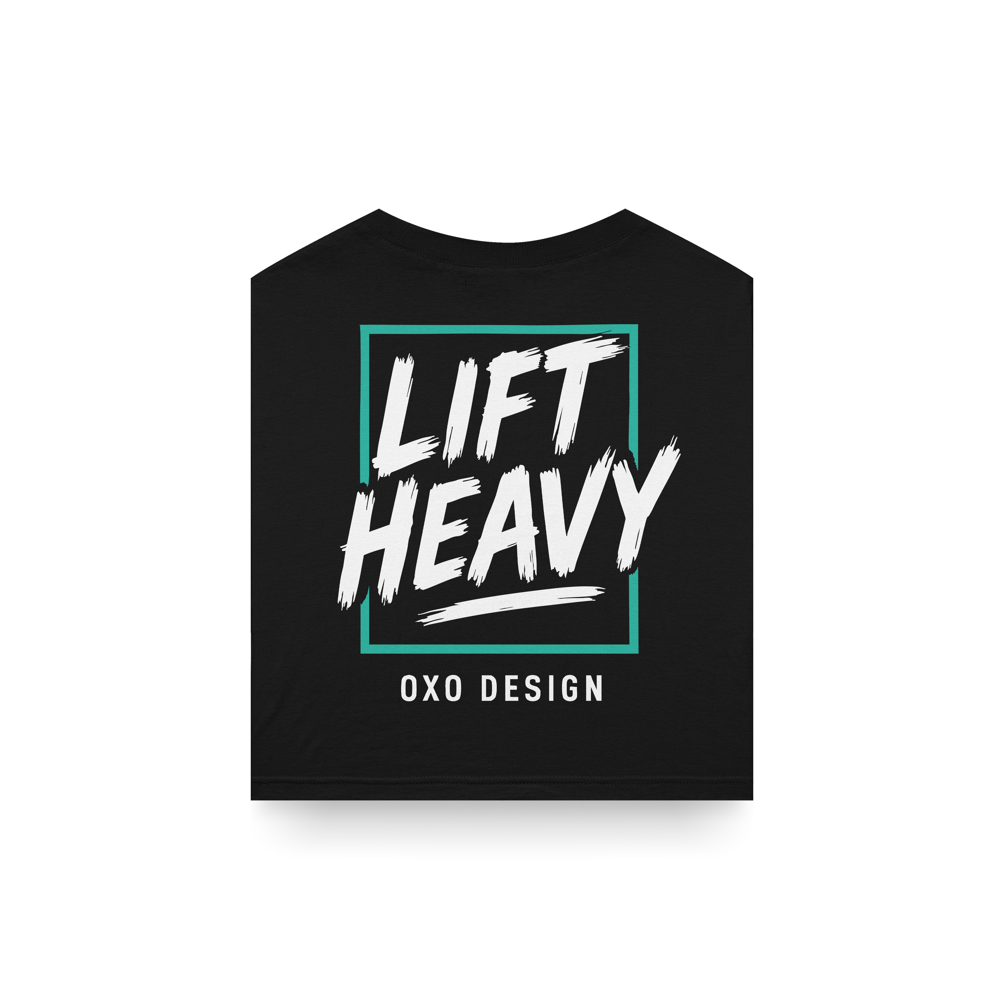 CROPTOPLIFT HEAVY - NEGRO SIN MANGAS