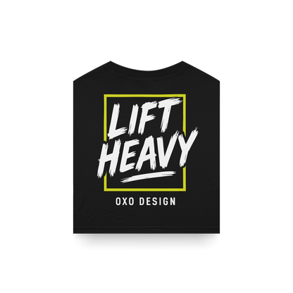 CROPTOPLIFT HEAVY - NEGRO SIN MANGAS