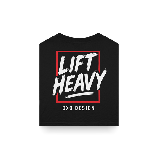 CROPTOPLIFT HEAVY - NEGRO SIN MANGAS