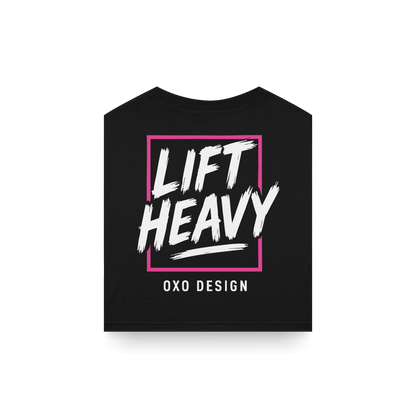 CROPTOPLIFT HEAVY - NEGRO SIN MANGAS