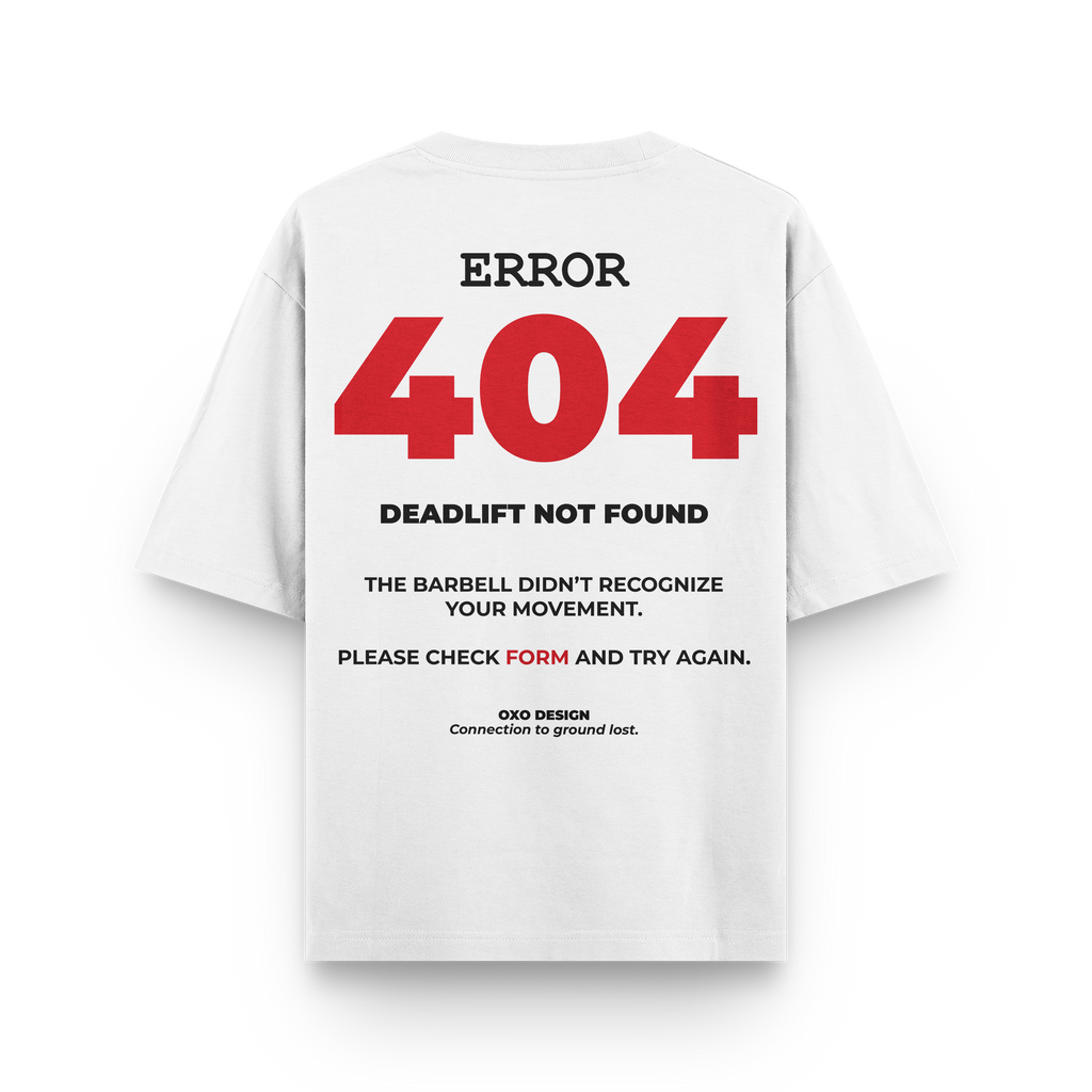 CAMISETA ERROR 404 - MOVEMENT NOT FOUND