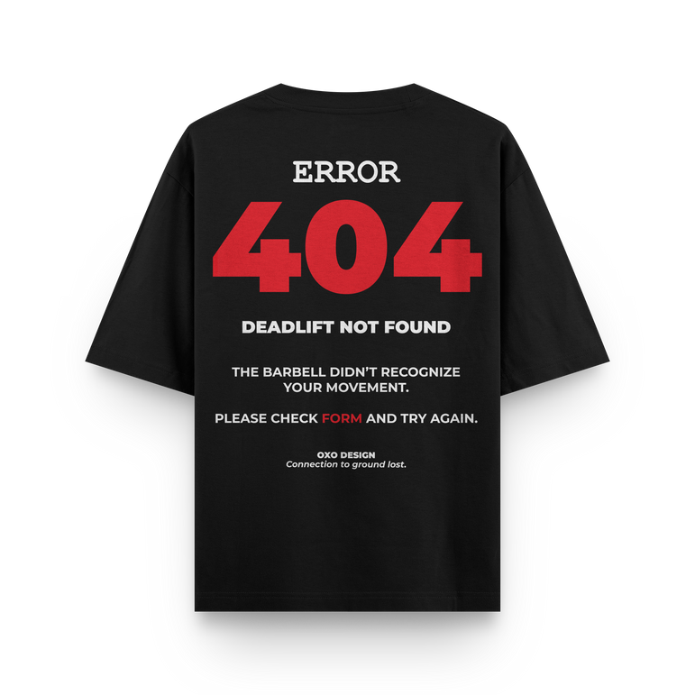 CAMISETA ERROR 404 - MOVEMENT NOT FOUND