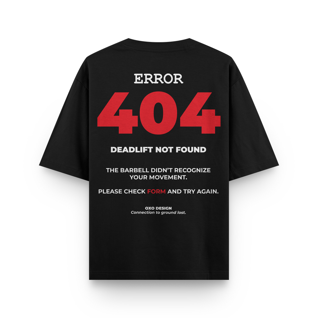 CAMISETA ERROR 404 - MOVEMENT NOT FOUND