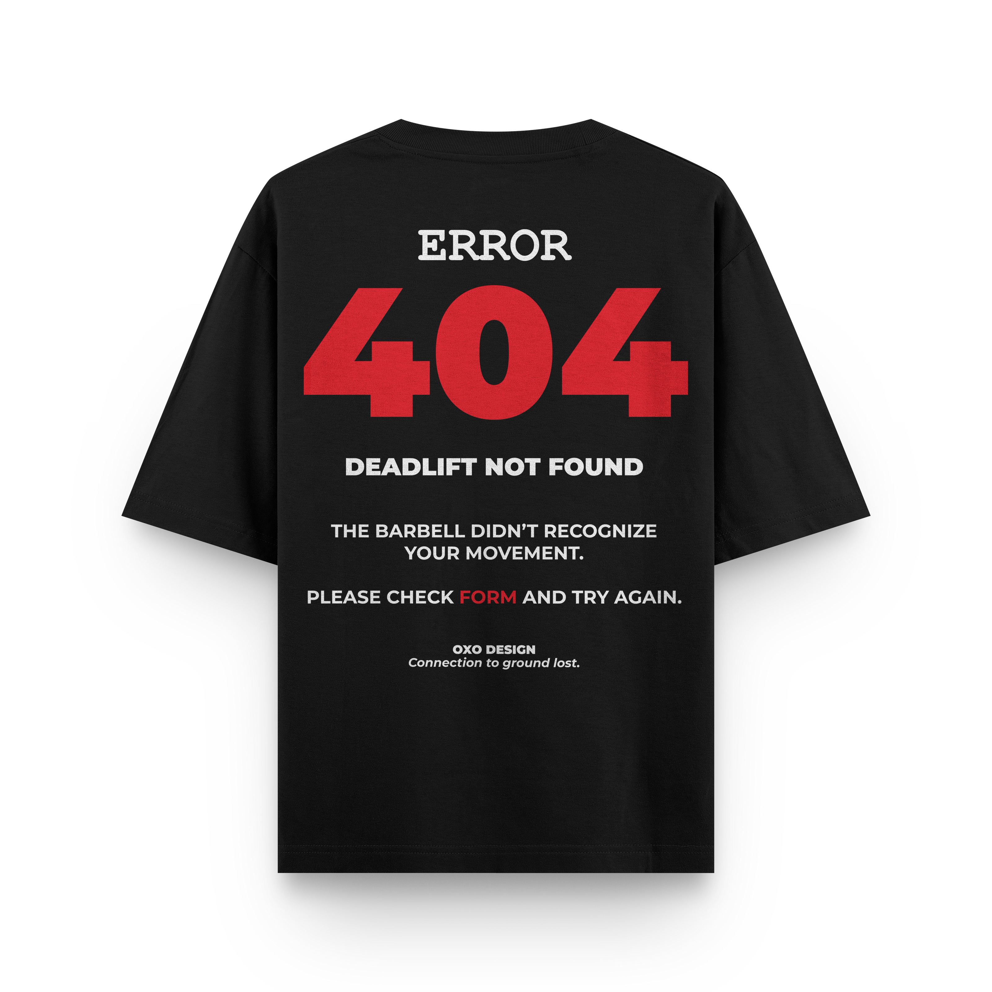 CAMISETA ERROR 404 - MOVEMENT NOT FOUND