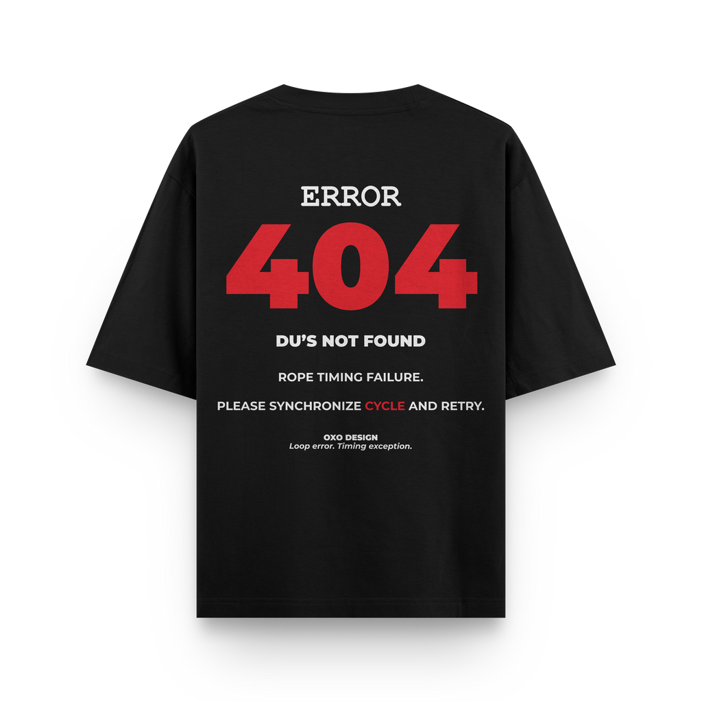 CAMISETA ERROR 404 - MOVEMENT NOT FOUND