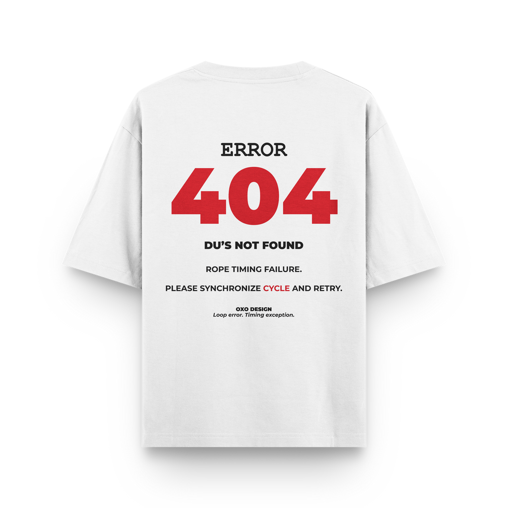 CAMISETA ERROR 404 - MOVEMENT NOT FOUND