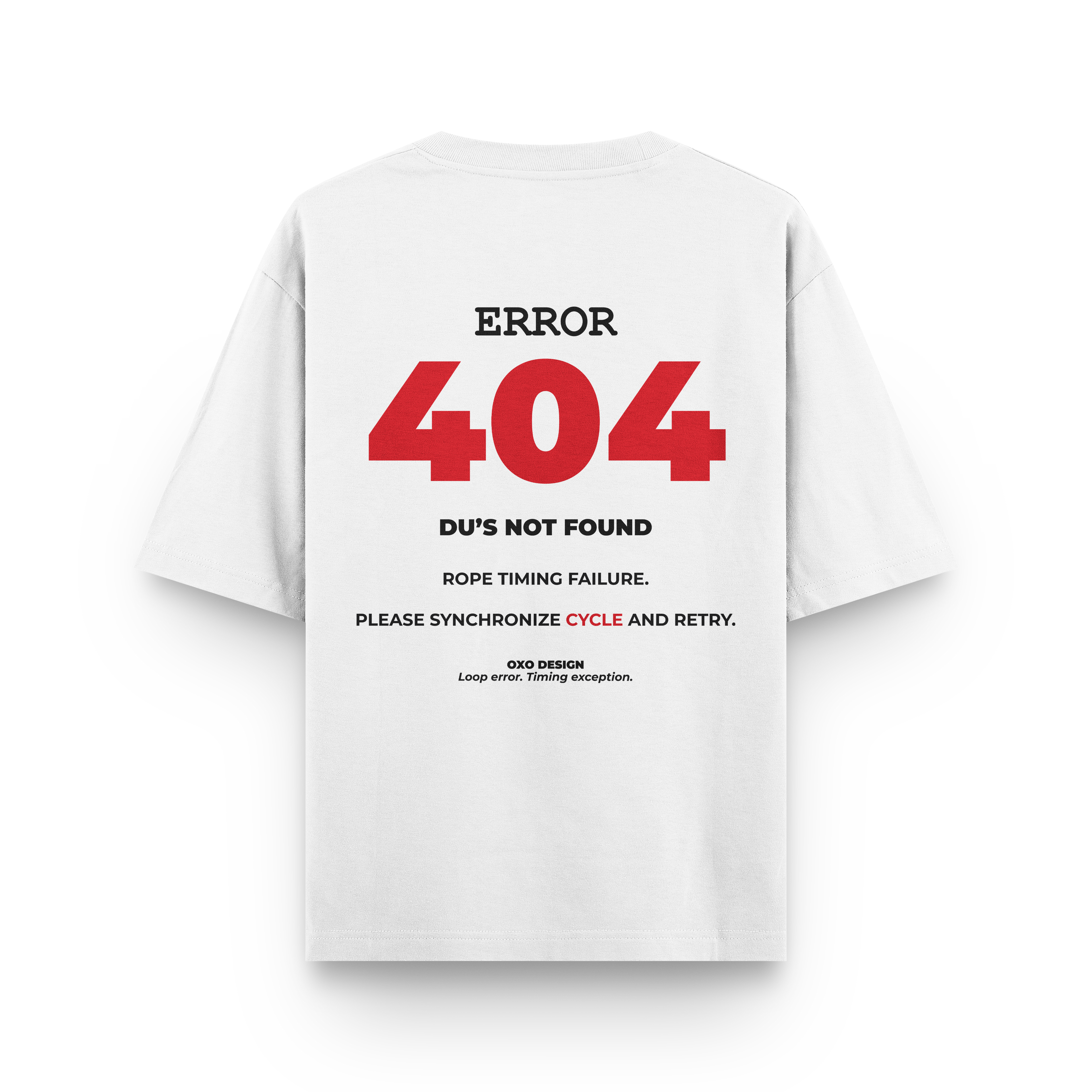 CAMISETA ERROR 404 - MOVEMENT NOT FOUND