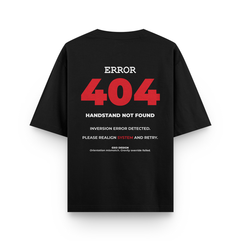 CAMISETA ERROR 404 - MOVEMENT NOT FOUND