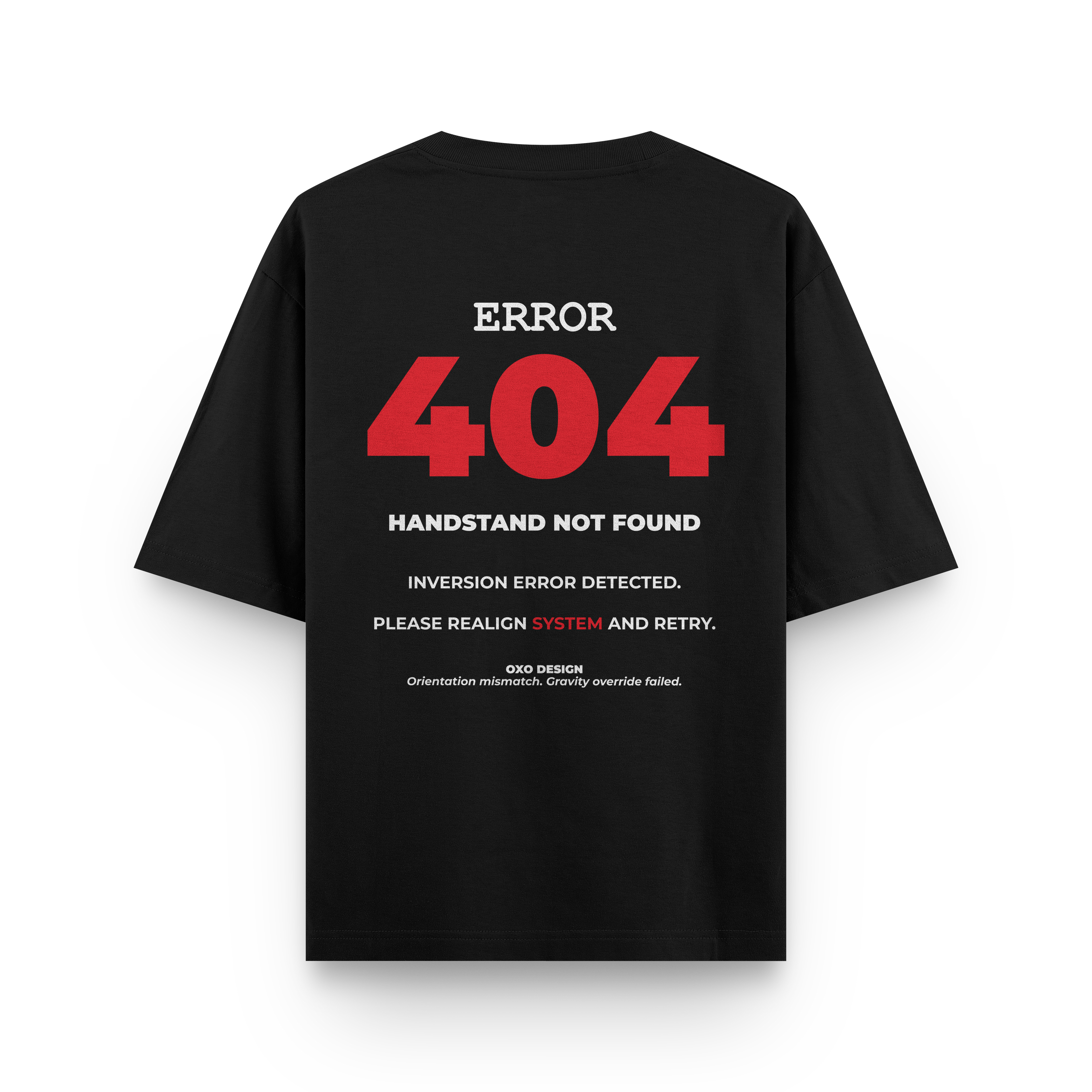 CAMISETA ERROR 404 - MOVEMENT NOT FOUND