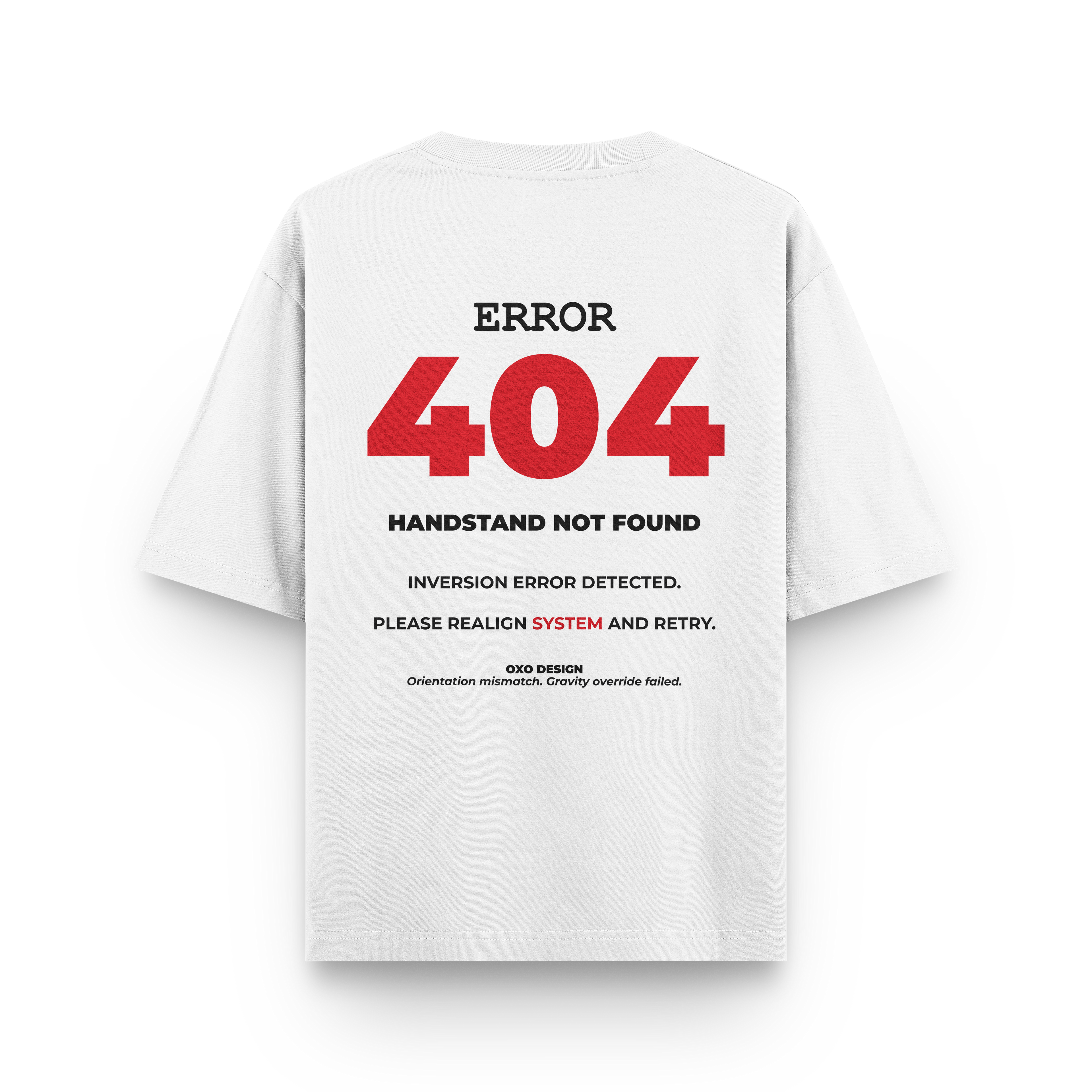 CAMISETA ERROR 404 - MOVEMENT NOT FOUND
