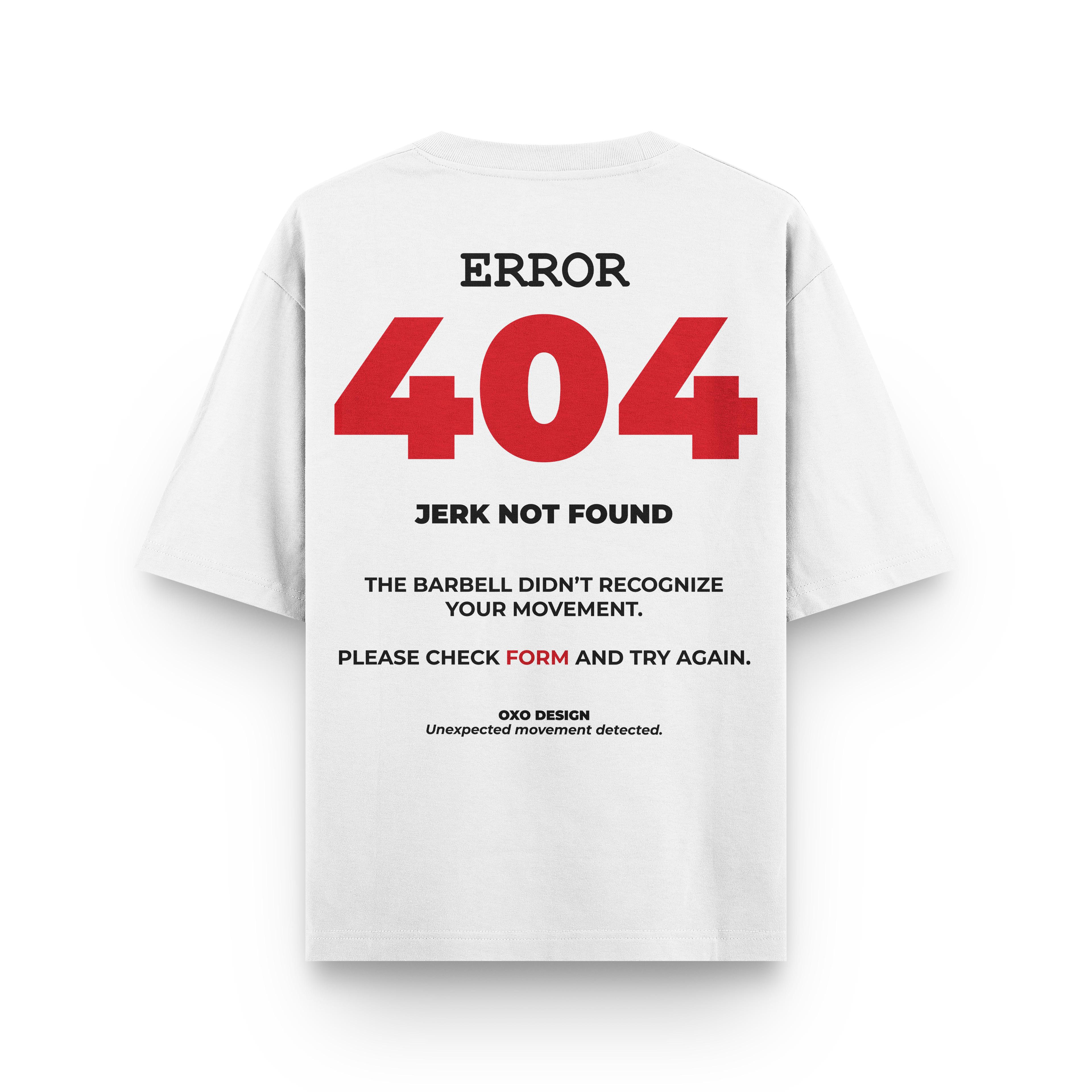 CAMISETA ERROR 404 - MOVEMENT NOT FOUND