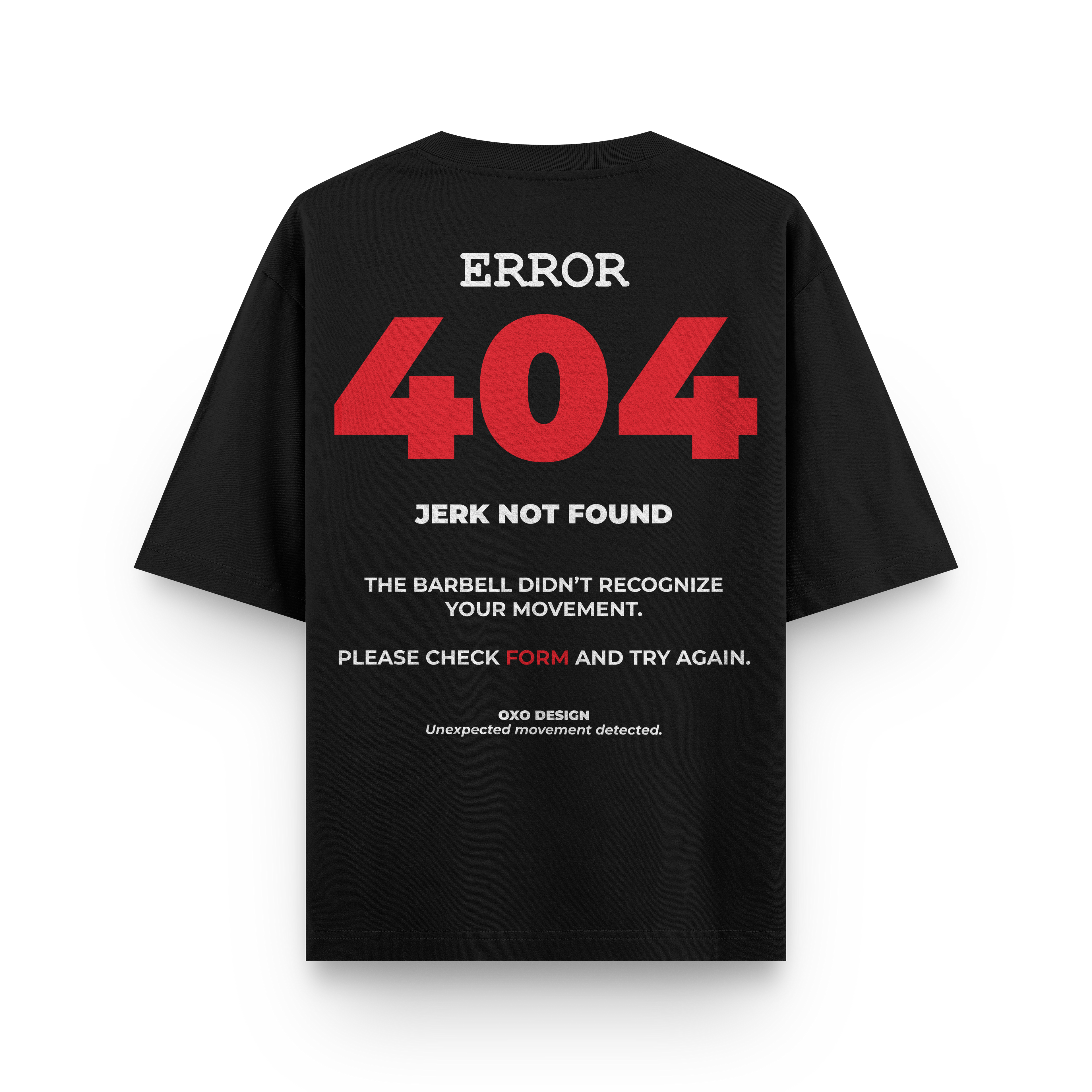 CAMISETA ERROR 404 - MOVEMENT NOT FOUND