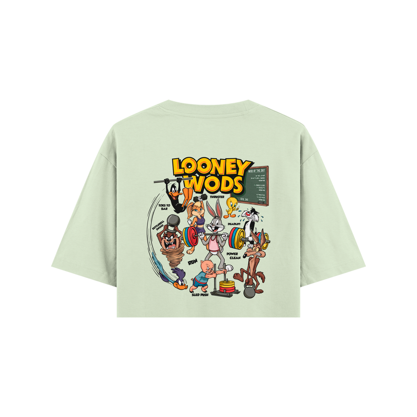 CROP TOP OVERSIZE CORTADO LOONEY WODS