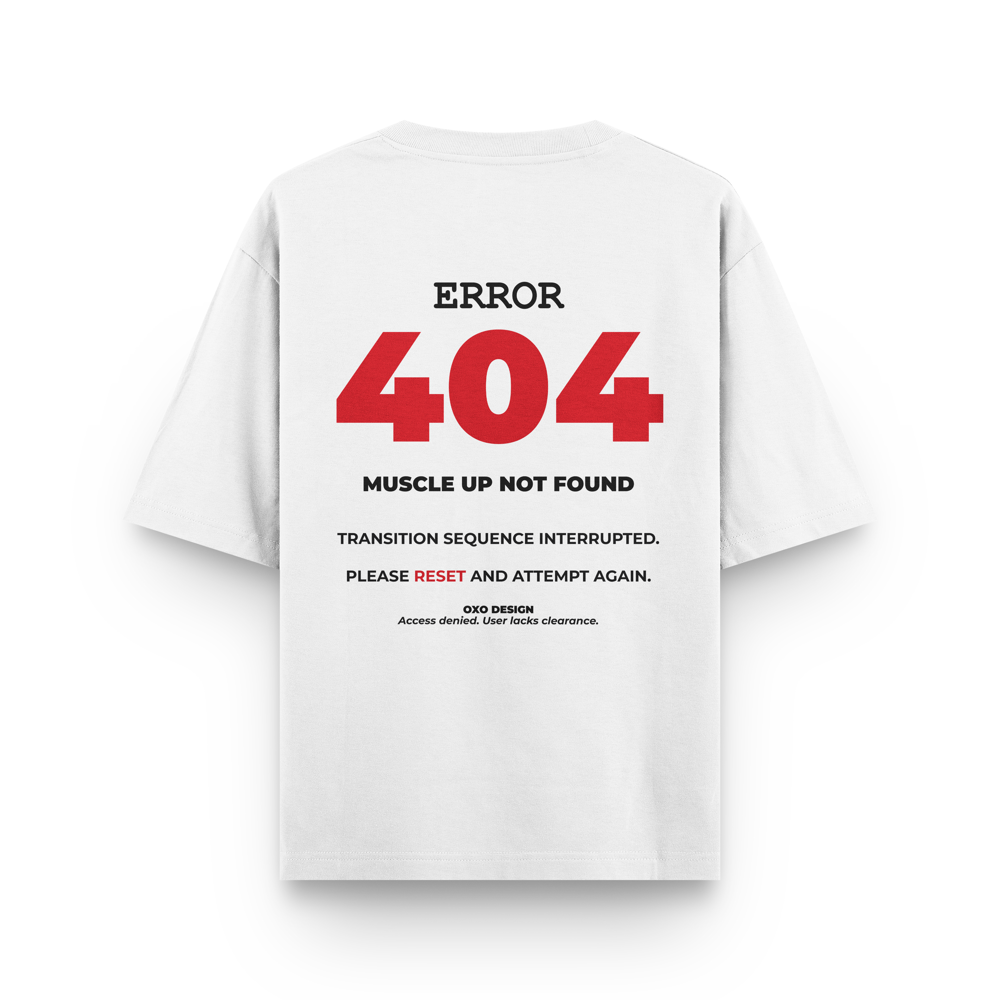 CAMISETA ERROR 404 - MOVEMENT NOT FOUND