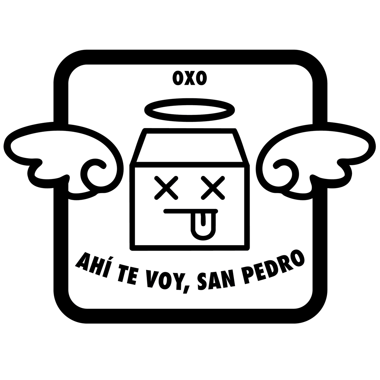 PARCHE 3D - AHÍ TE VOY