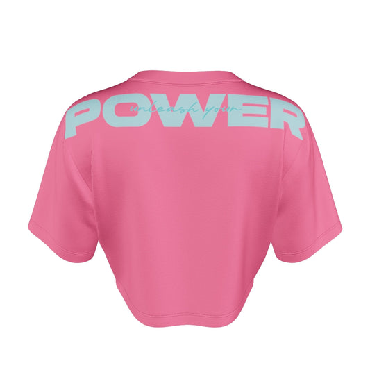 CROP TOP ROSA NEON