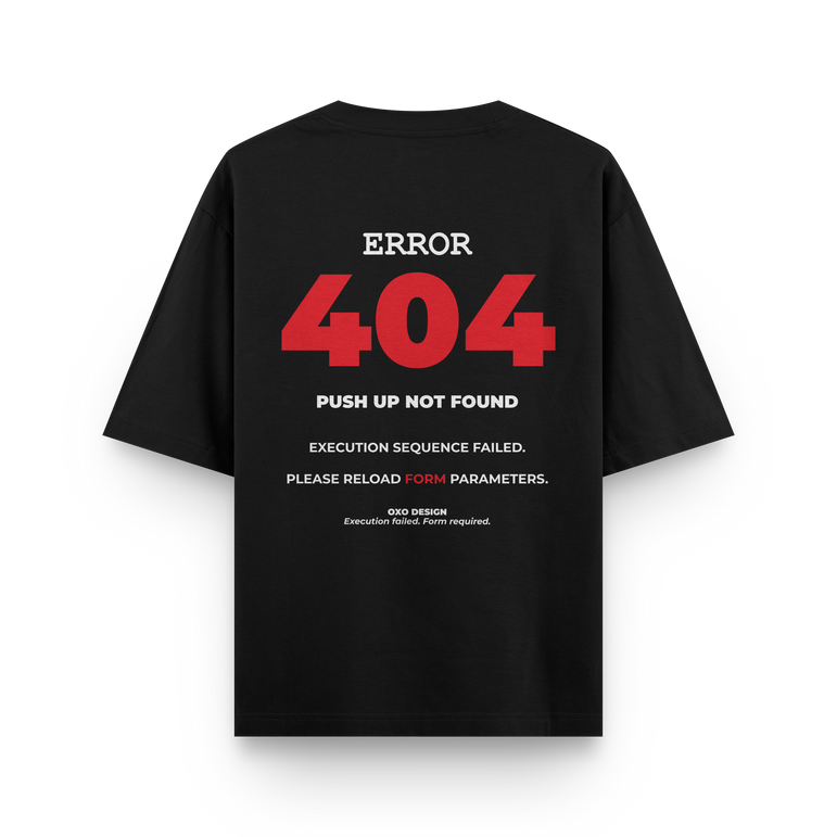 CAMISETA ERROR 404 - MOVEMENT NOT FOUND
