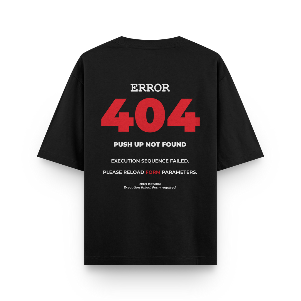 CAMISETA ERROR 404 - MOVEMENT NOT FOUND