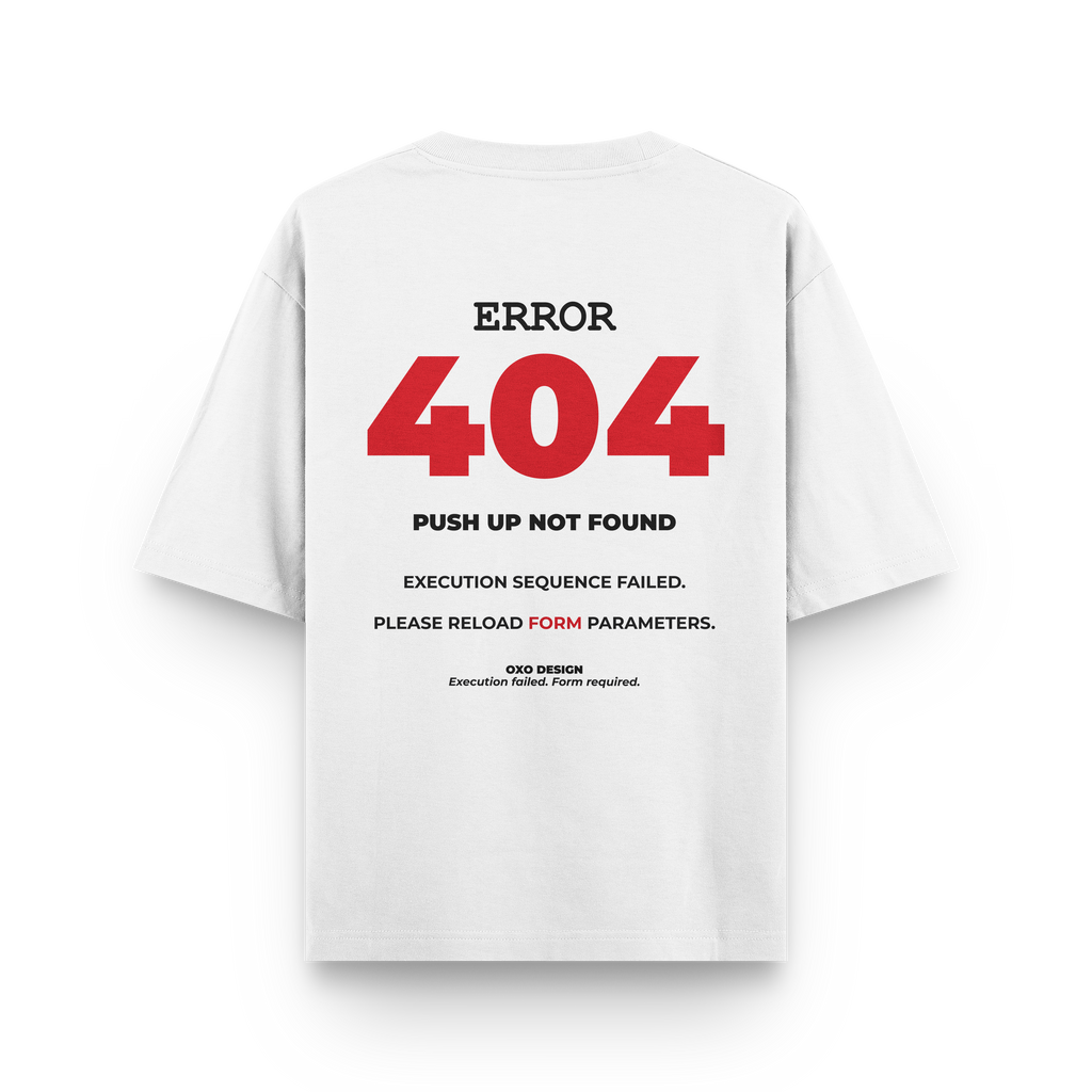 CAMISETA ERROR 404 - MOVEMENT NOT FOUND
