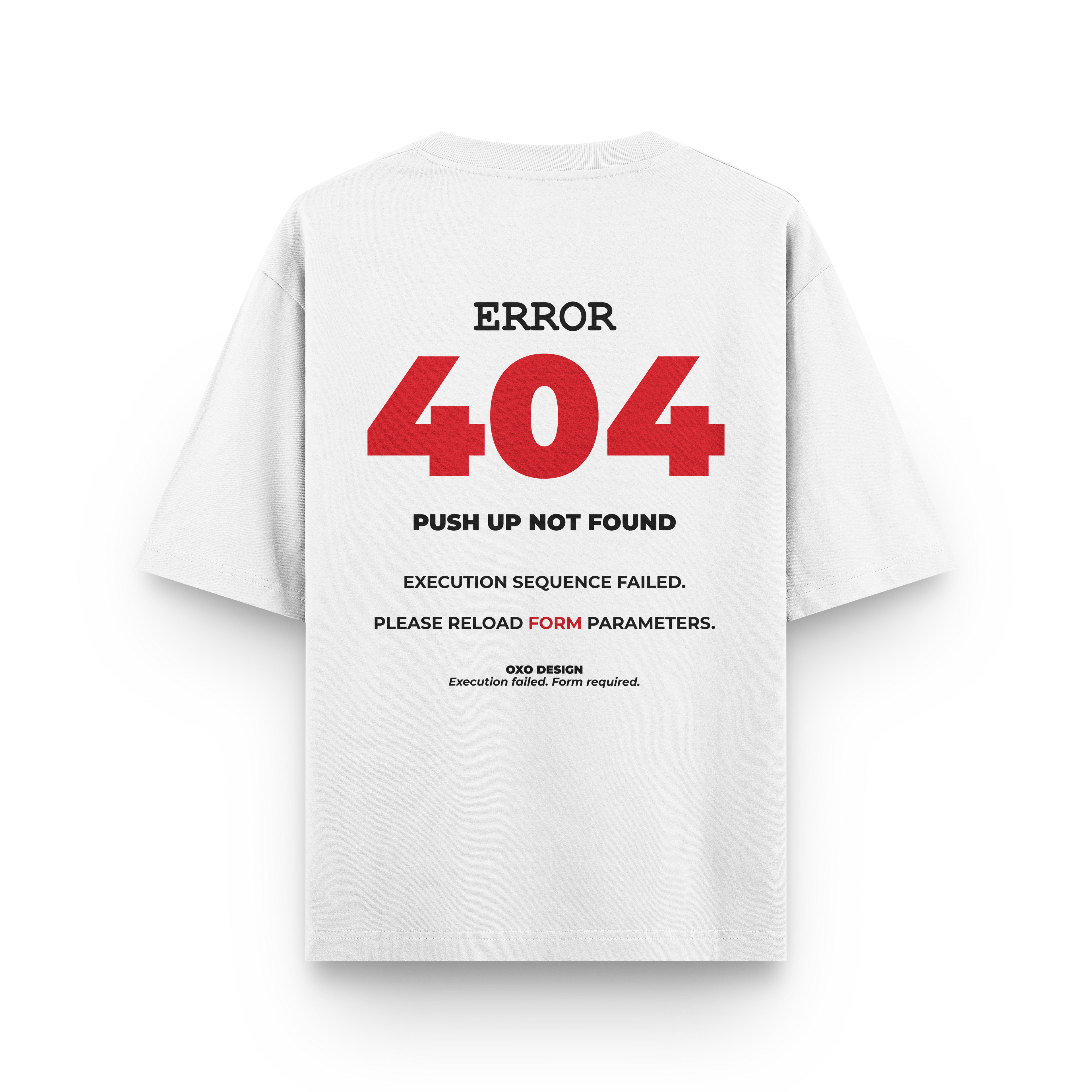 CAMISETA ERROR 404 - MOVEMENT NOT FOUND