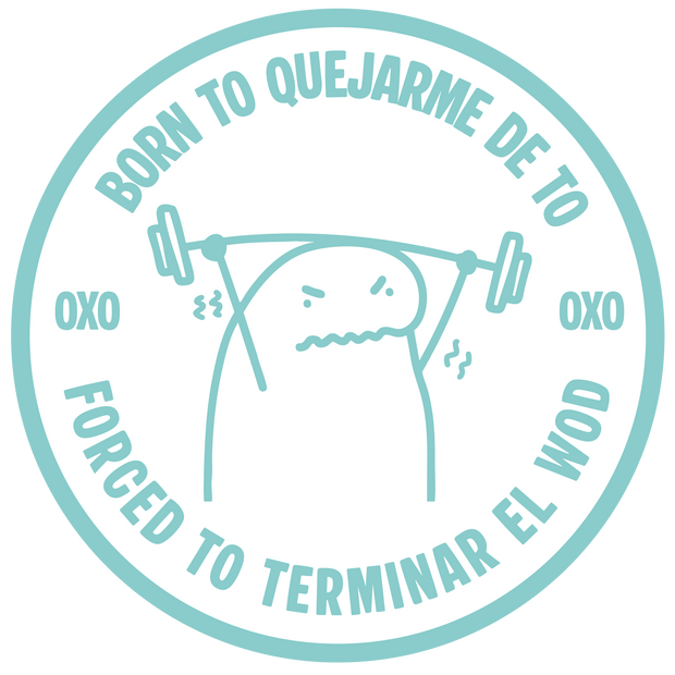 PARCHE 3D - BORN TO QUEJARME DE TÓ OXO DESIGN