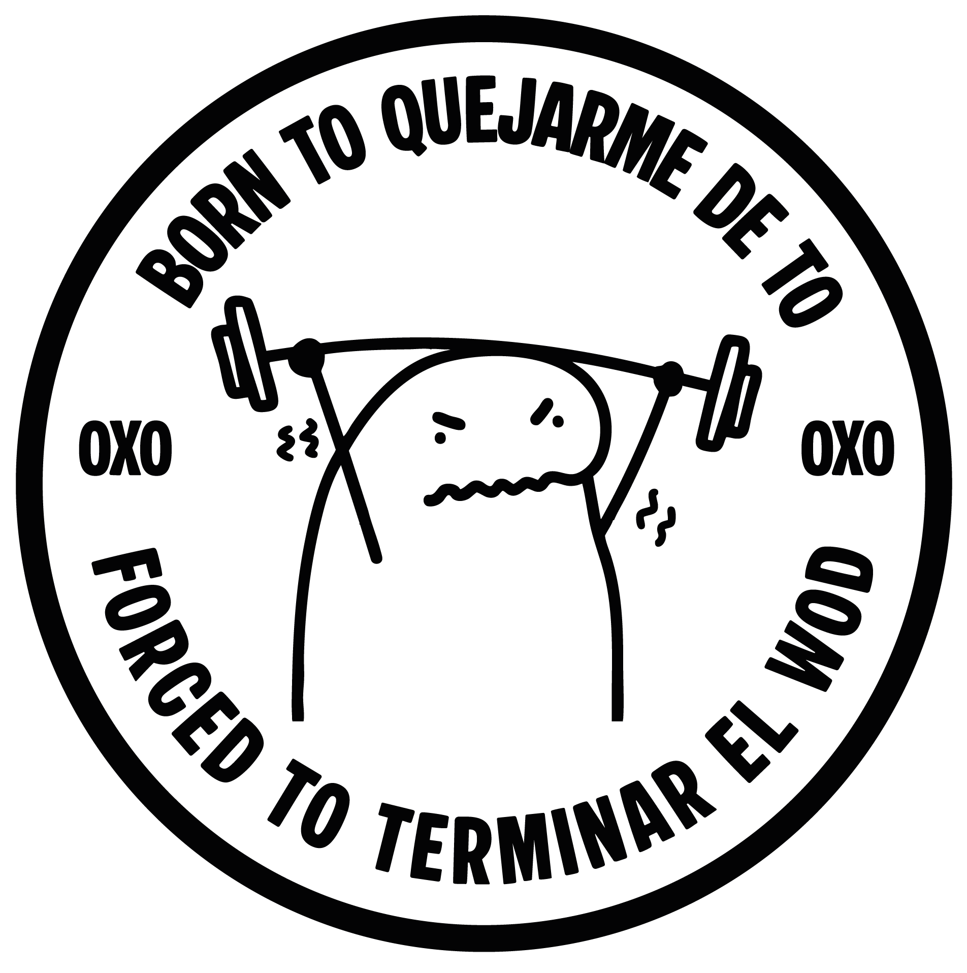 PARCHE 3D - BORN TO QUEJARME DE TÓ