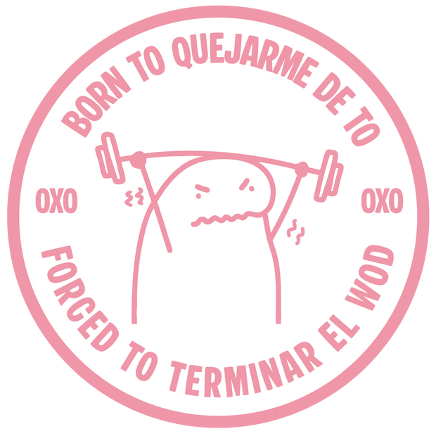 PARCHE 3D - BORN TO QUEJARME DE TÓ OXO DESIGN