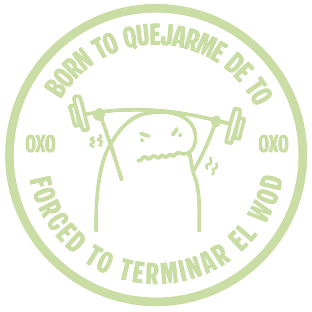 PARCHE 3D - BORN TO QUEJARME DE TÓ OXO DESIGN