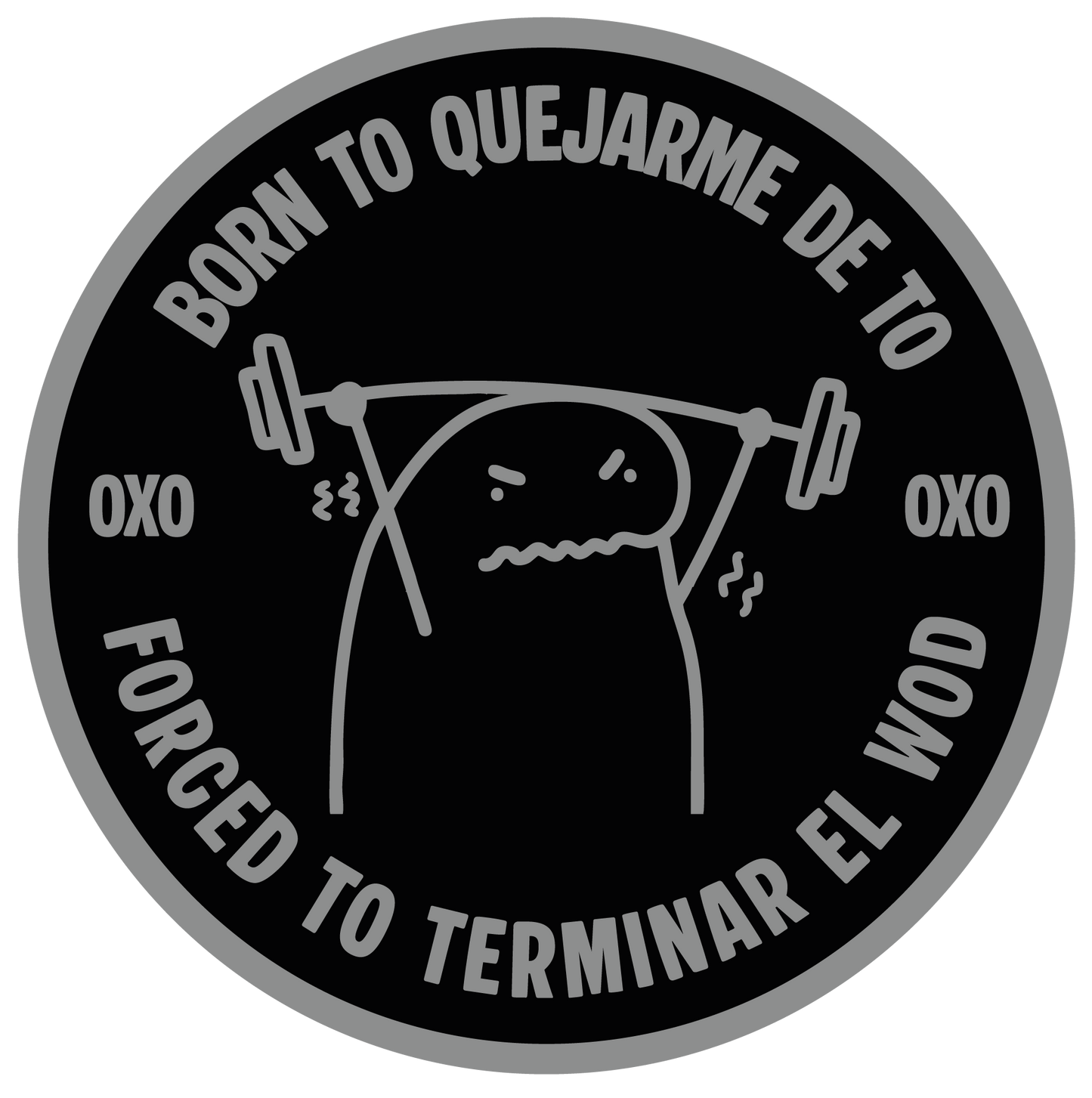 PARCHE 3D - BORN TO QUEJARME DE TÓ