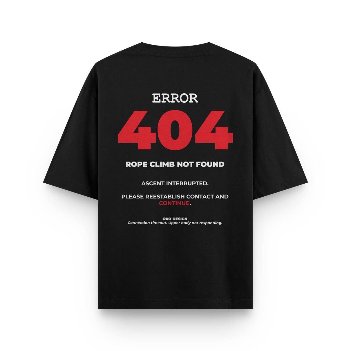 CAMISETA ERROR 404 - MOVEMENT NOT FOUND