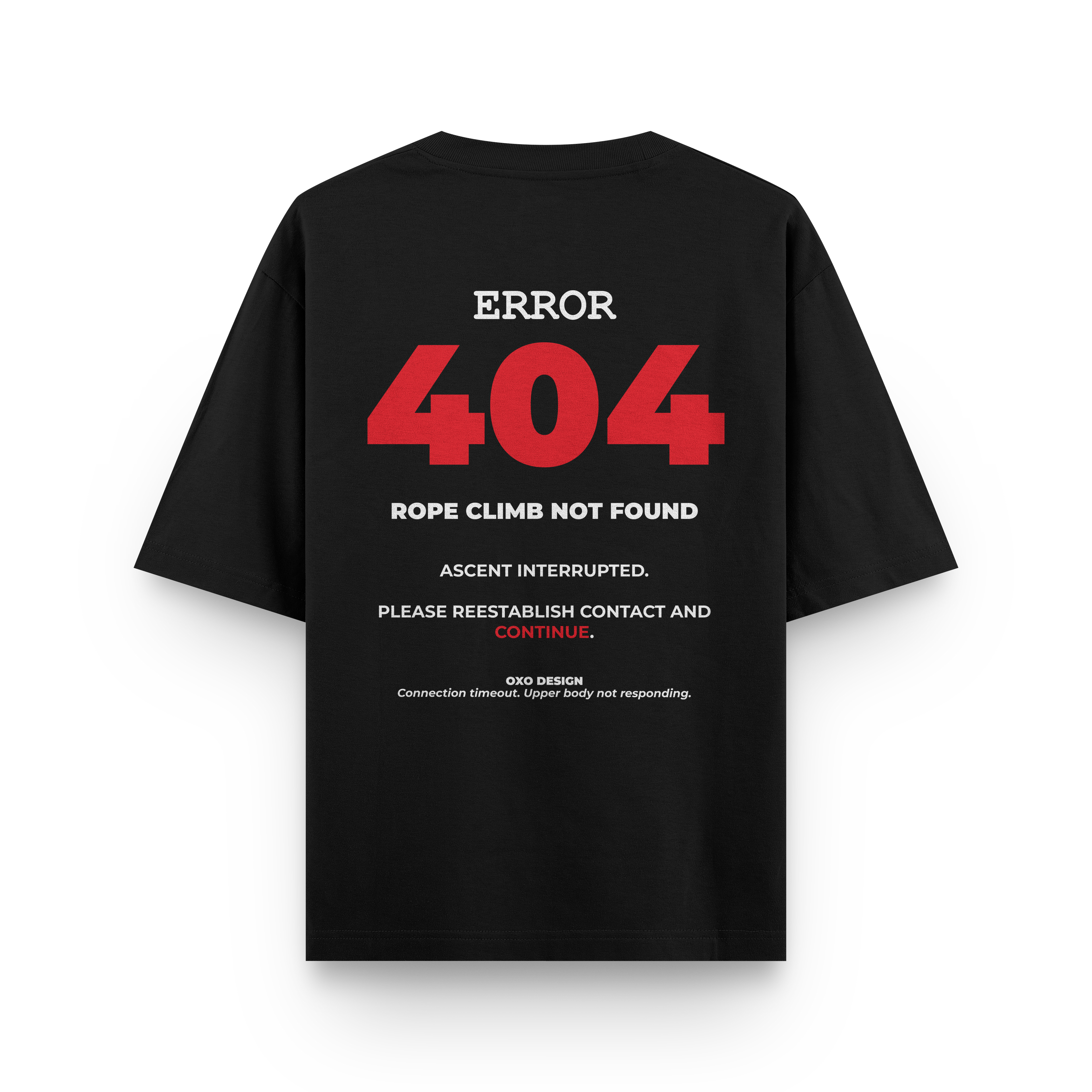 CAMISETA ERROR 404 - MOVEMENT NOT FOUND