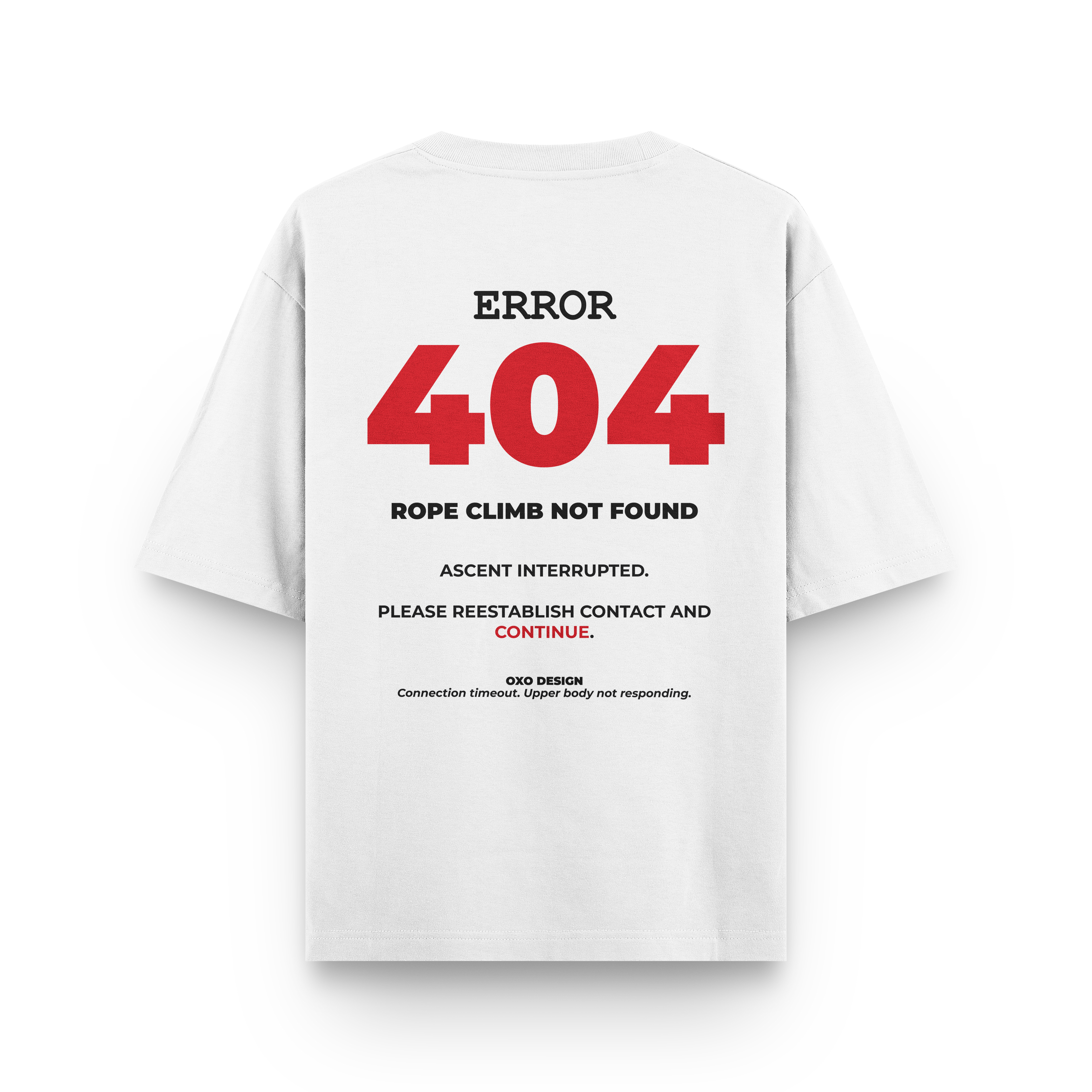 CAMISETA ERROR 404 - MOVEMENT NOT FOUND