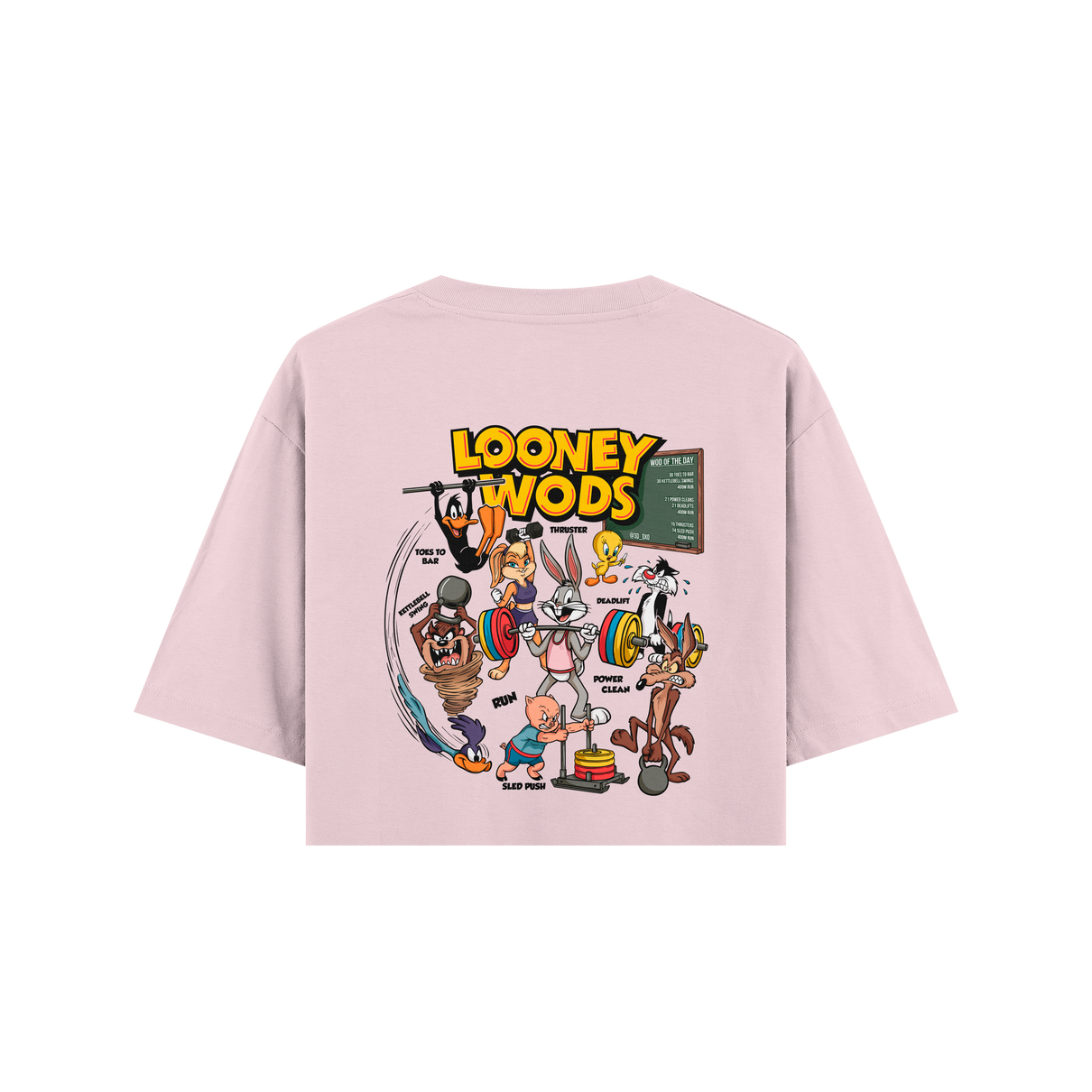 CROP TOP OVERSIZE CORTADO LOONEY WODS